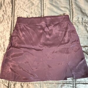 Wilfred Satin Mini Skirt in Mauve